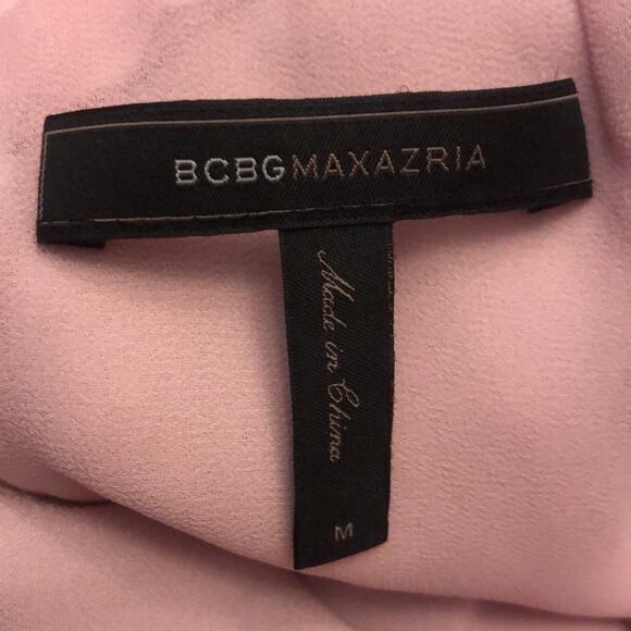 BCBGMAXAZRIA Jenni Ruffle-Shoulder sleevless cut out Dress size medium - Picture 10 of 12